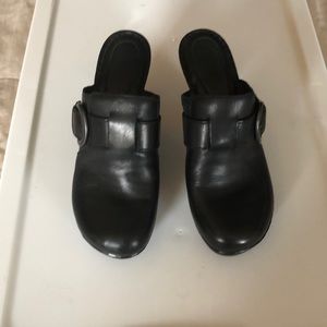 Born Leather High Heel Mule